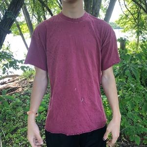 Destroyed oversized tee shirt